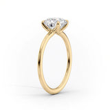 2 CT Princess Cut Solitaire Lab-Grown Diamond Engagement Ring