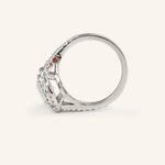 1 CT Round Cut Double Halo Lab-Grown Diamond Engagement Ring 2