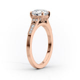 2 CT Asscher Cut Vintage Pave Lab-Grown Diamond Engagement Ring
