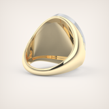 0.55 CT Round Moissanite Diamond  Band For Him