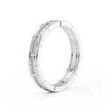 0.25 TCW Round Cut Lab-Grown Diamond Eternity Wedding Band