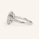 1 CT Cushion Cut Double Halo Lab-Grown Diamond Engagement Ring 2