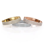 2 TCW Round Shaped Lab-Grown Diamond Bangle Bracelet 2