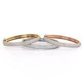 5.5 TCW Round Shaped Lab-Grown Diamond Bangle Bracelet 2