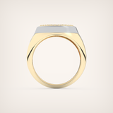 0.55 CT Round Moissanite Diamond  Band For Him