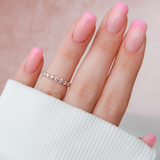 1 TCW Round Cut Lab-Grown Diamond Full Eternity Wedding Band