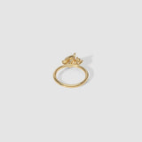 1.24 CT Pear Cut Two Stone Lab-Grown Diamond Engagement Ring