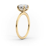 2 CT Radiant Cut Hidden Halo Lab-Grown Diamond Engagement Ring