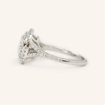 1 CT Round Cut Double Halo Lab-Grown Diamond Engagement Ring 4