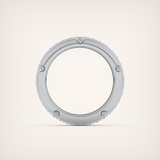 1.00 CT Muti- Row Setting Moissanite Diamond Band For Him