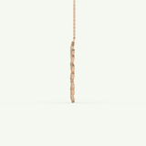 0.302 TCW Round Lab-Grown Diamond Charm Necklace