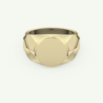 Signet Lab Grown Diamond Wedding Band For Men 1