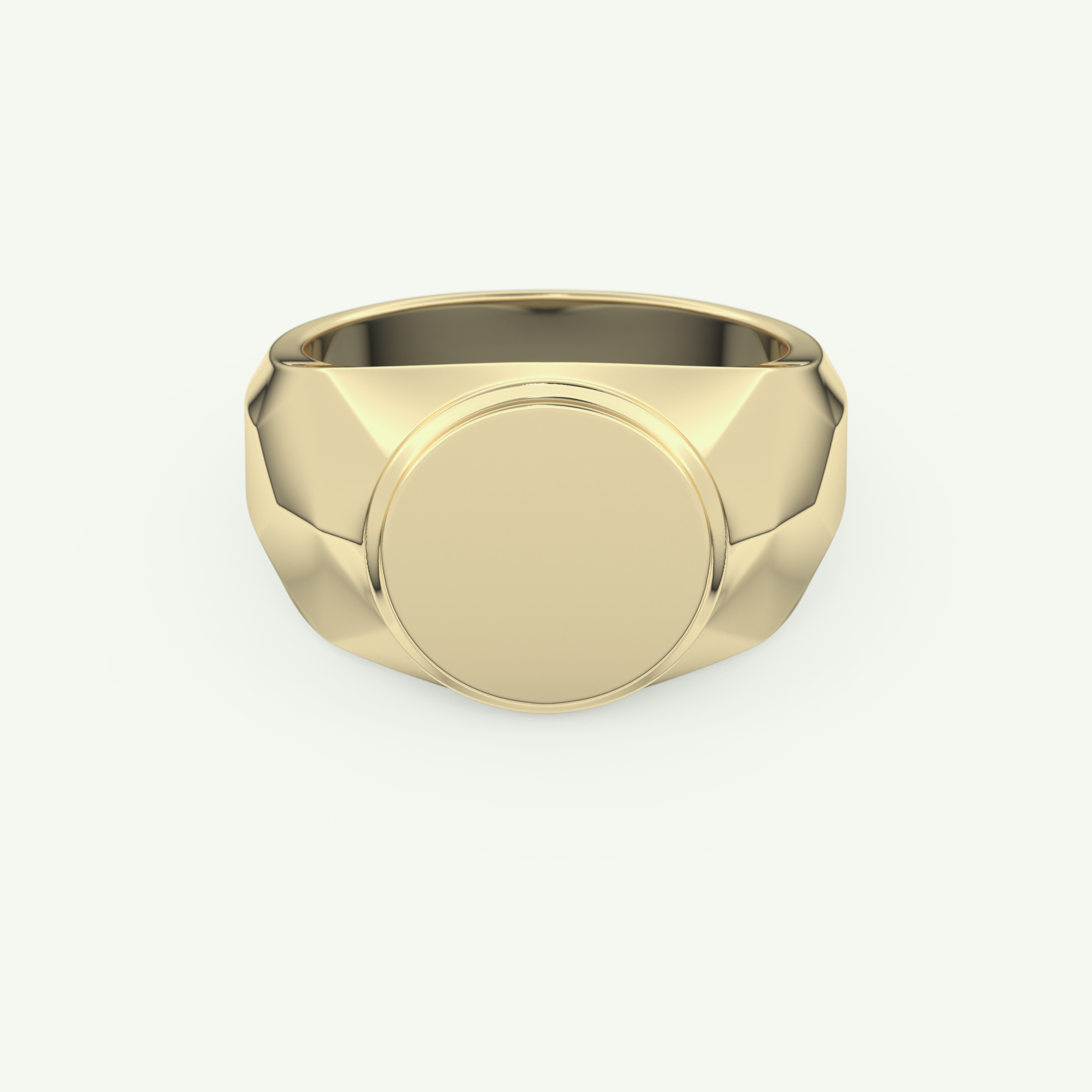 Signet Lab Grown Diamond Wedding Band For Men 1
