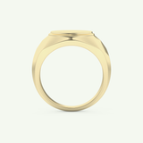 Signet Lab Grown Diamond Wedding Band For Men 5
