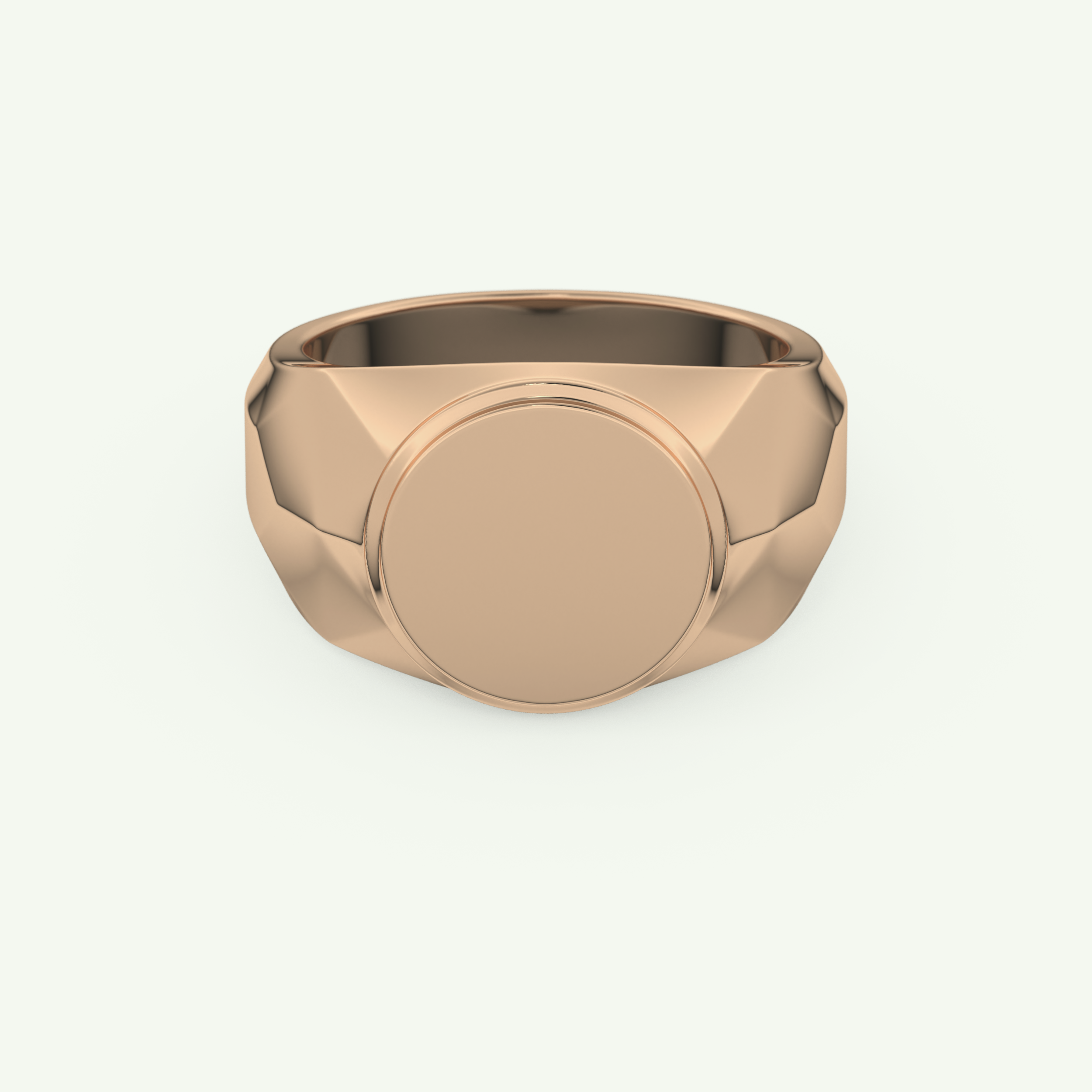 Signet Lab Grown Diamond Wedding Band For Men 7
