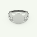 Signet Lab Grown Diamond Wedding Band For Men 13