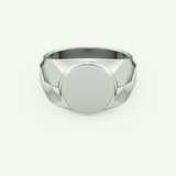 Signet Lab Grown Diamond Wedding Band For Men 13