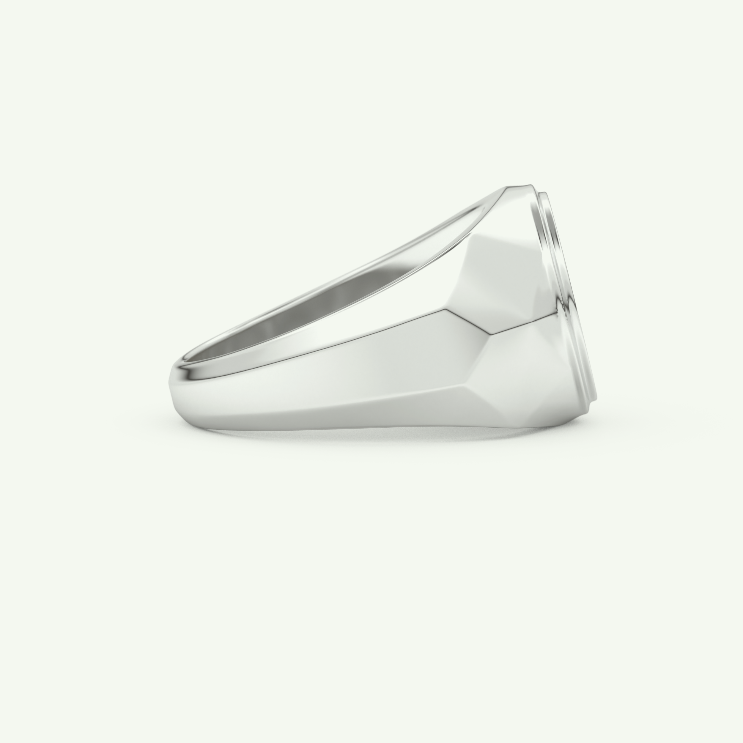Signet Lab Grown Diamond Wedding Band For Men 14