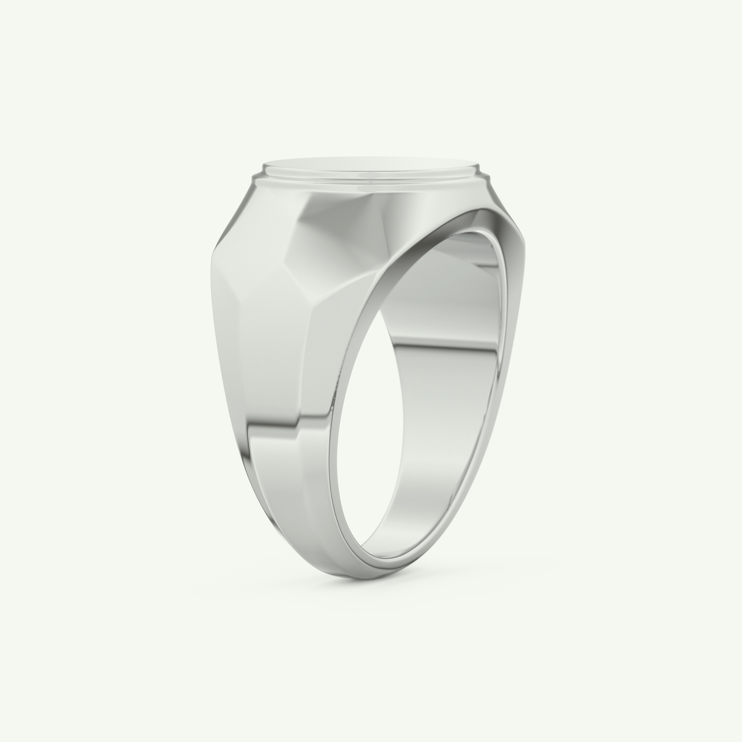Signet Lab Grown Diamond Wedding Band For Men 16