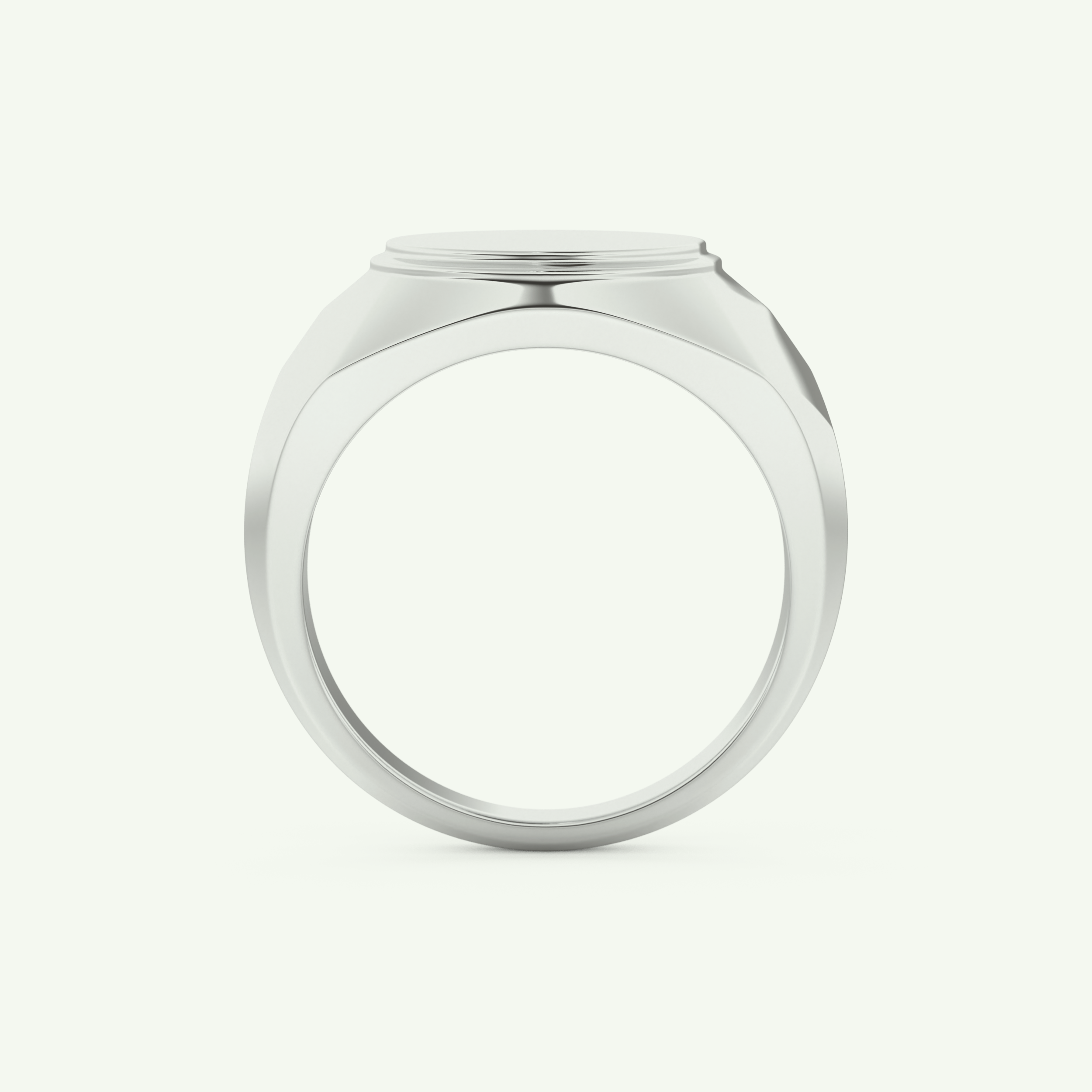Signet Lab Grown Diamond Wedding Band For Men 17