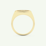 0.04 CT Round Shaped Compass Lab-Grown Diamond Wedding Band For Men 5