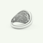 0.04 CT Round Shaped Compass Lab-Grown Diamond Wedding Band For Men 15