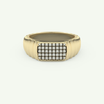 0.191 CT Round Shaped Multi Stone Lab Grown Diamond Wedding Band For Men 1