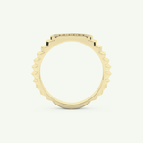0.191 CT Round Shaped Multi Stone Lab Grown Diamond Wedding Band For Men 5