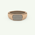 0.191 CT Round Shaped Multi Stone Lab Grown Diamond Wedding Band For Men 7