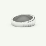 0.191 CT Round Shaped Multi Stone Lab Grown Diamond Wedding Band For Men 15