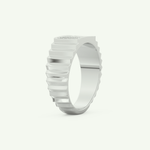 0.191 CT Round Shaped Multi Stone Lab Grown Diamond Wedding Band For Men 16