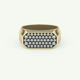0.41 TCW Round Lab-Grown Diamond Multi Stone Wedding Ring