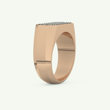 0.41 TCW Round Lab-Grown Diamond Multi Stone Wedding Ring
