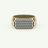 0.41 TCW Round Lab-Grown Diamond Multi Stone Wedding Ring