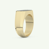 0.41 TCW Round Lab-Grown Diamond Multi Stone Wedding Ring