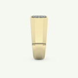 0.41 TCW Round Lab-Grown Diamond Multi Stone Wedding Ring
