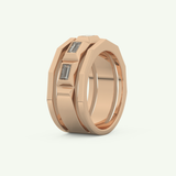 0.67 TCW Baguette Lab-Grown Diamond Five Stone Setting Wedding Band