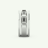 0.67 TCW Baguette Lab-Grown Diamond Five Stone Setting Wedding Band