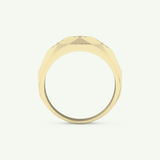 0.231 CT Round Shaped Multi Stone Lab-Grown Diamond Wedding Band For Men 5