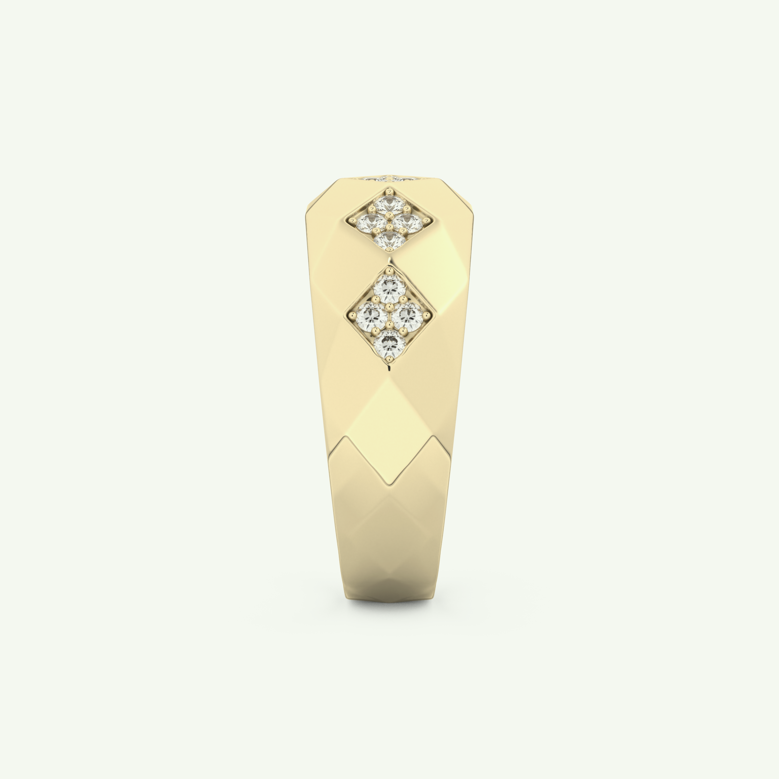 0.231 CT Round Shaped Multi Stone Lab-Grown Diamond Wedding Band For Men 6