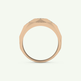 0.231 CT Round Shaped Multi Stone Lab-Grown Diamond Wedding Band For Men 11