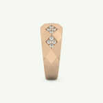 0.231 CT Round Shaped Multi Stone Lab-Grown Diamond Wedding Band For Men 12