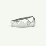 0.231 CT Round Shaped Multi Stone Lab-Grown Diamond Wedding Band For Men 14