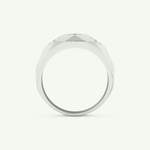 0.231 CT Round Shaped Multi Stone Lab-Grown Diamond Wedding Band For Men 17