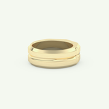 0.71 TCW Princess Lab-Grown Diamond Wedding Band