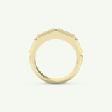 0.71 TCW Princess Lab-Grown Diamond Wedding Band