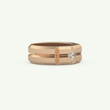 0.71 TCW Princess Lab-Grown Diamond Wedding Band