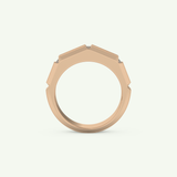 0.71 TCW Princess Lab-Grown Diamond Wedding Band