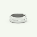 0.71 TCW Princess Lab-Grown Diamond Wedding Band