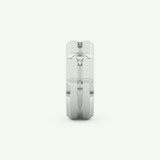 0.71 TCW Princess Lab-Grown Diamond Wedding Band